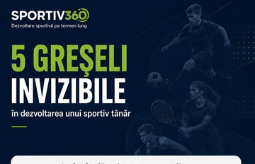 Coperta ghidului 5 greșeli invizibile în pregătirea sportivilor tineri